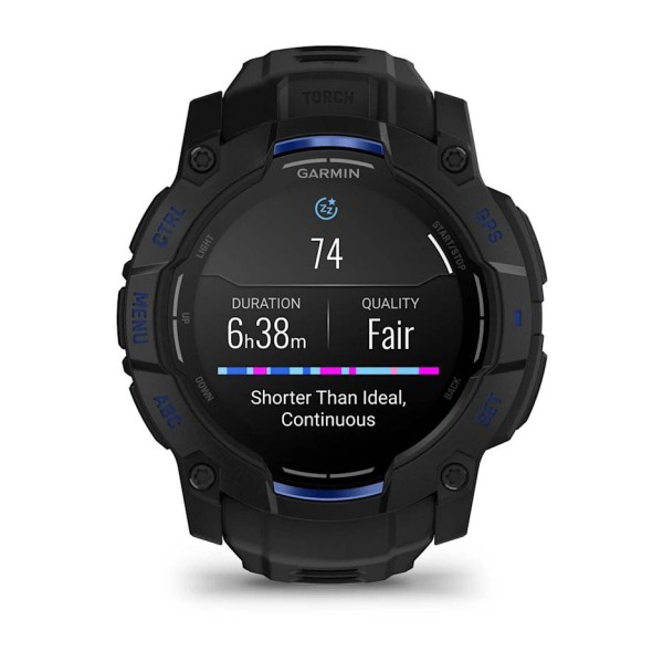 Garmin Instinct 3 - 50 mm AMOLED Siyah Mavi