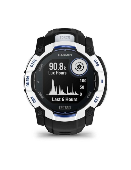 Garmin Instinct 3 – 50 mm Solar Siyah Beyaz