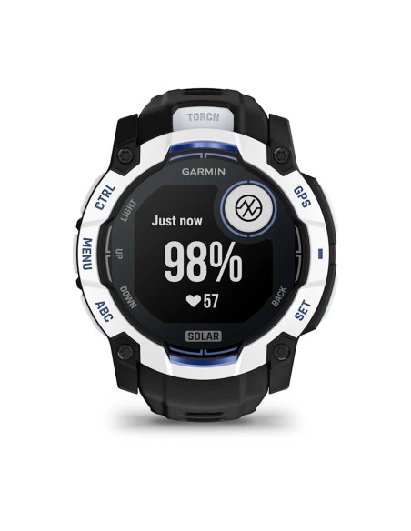 Garmin Instinct 3 – 50 mm Solar Siyah Beyaz
