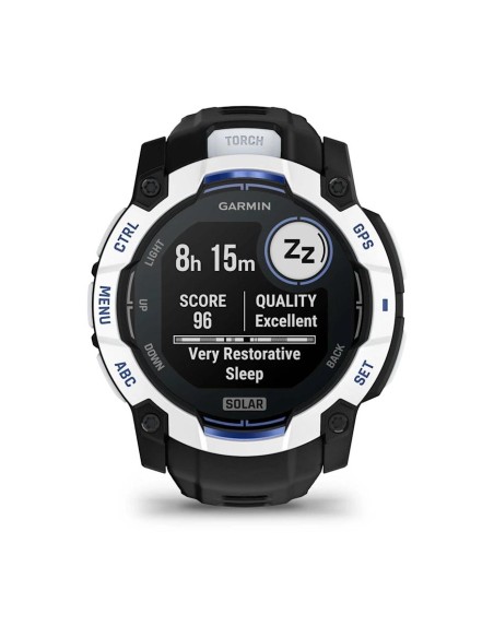 Garmin Instinct 3 – 50 mm Solar Siyah Beyaz
