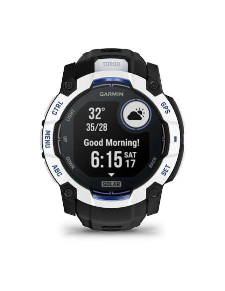 Garmin Instinct 3 – 50 mm Solar Siyah Beyaz