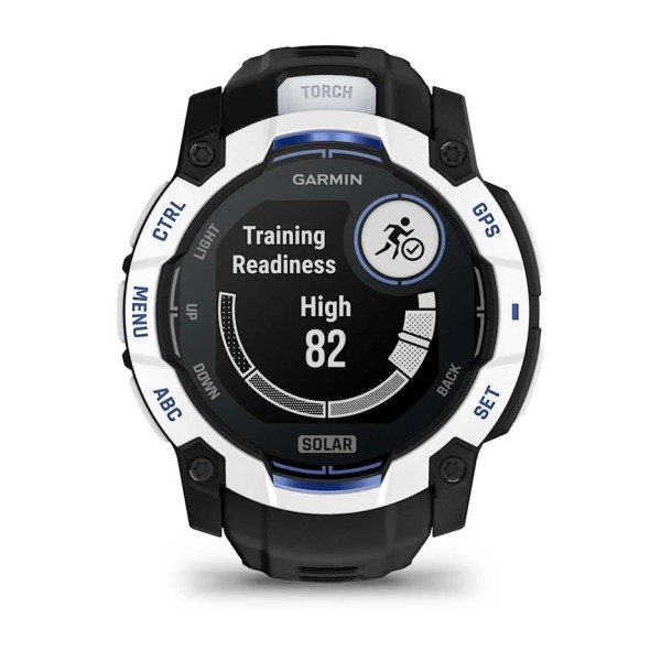 Garmin Instinct 3 – 50 mm Solar Siyah Beyaz