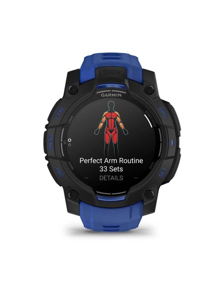 Garmin Instinct 3 - 45 mm AMOLED Siyah Mavi