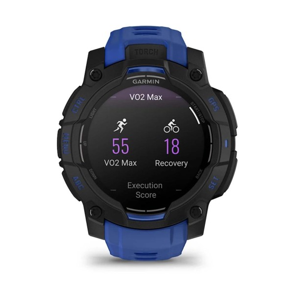 Garmin Instinct 3 - 45 mm AMOLED Siyah Mavi