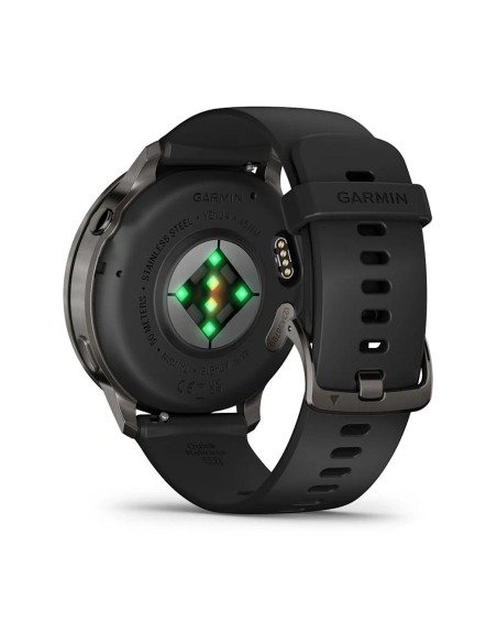 Garmin Venu 4 - 45 mm Siyah Silikon Kayışlı