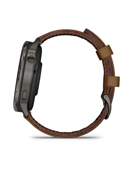 Garmin Venu 4 - 45 mm Kahverengi Deri Kayışlı