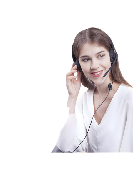 Inbertec UB805 DM Mikrofonlu Çağrı Merkezi Kulaklığı