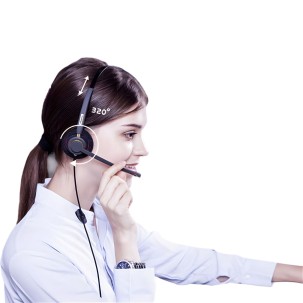 Inbertec UB805 DM Mikrofonlu Çağrı Merkezi Kulaklığı 2