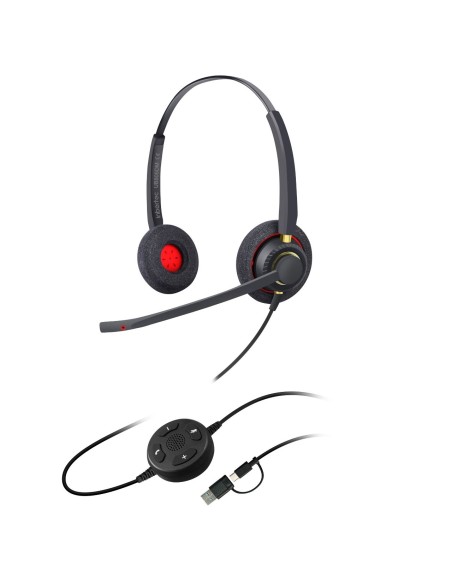 Inbertec UB805 DM Mikrofonlu Çağrı Merkezi Kulaklığı