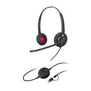 Inbertec UB805DM Duo Çağrı Merkezi Kulaklığı