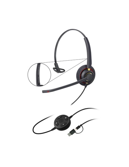 Inbertec UB805M Mono Çağrı Merkezi Kulaklığı