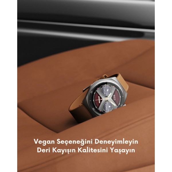 AUKEY SW-2U 2 Ultra Deri Kayış Akıllı Saat