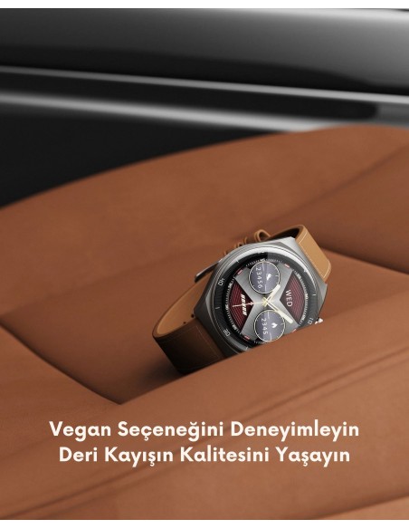AUKEY SW-2U 2 Ultra Deri Kayış Akıllı Saat