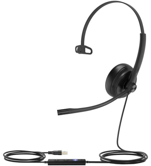 Yealink UH34 Duo Teams Uyumlu Taçlı USB Siyah Kulak Üstü Kulaklık