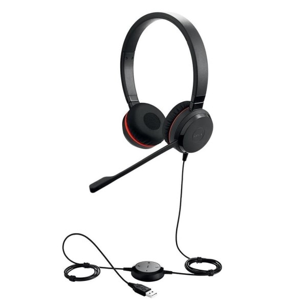 Jabra Evolve 30 II Duo USB MS Kulak Üstü Kulaklık (Jabra Türkiye Garantili)