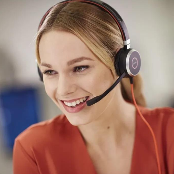 Jabra Evolve 40 Duo USB NC MS Kulak Üstü Kulaklık (Jabra Türkiye Garantili)
