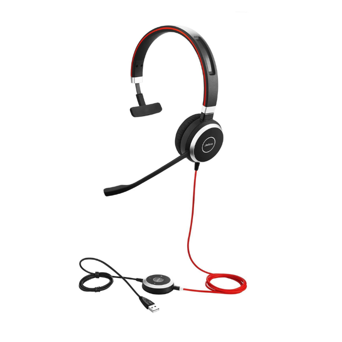 Jabra Evolve 40 Mono NC MS USB Kulak Üstü Kulaklık (Jabra Türkiye Garantili)