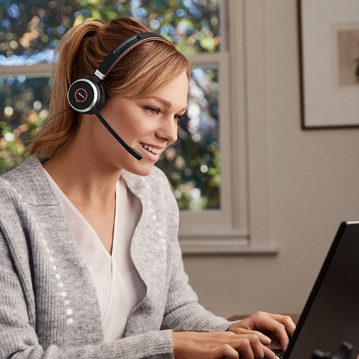 Jabra Evolve 65 Duo USB MS Kablosuz Kulak Üstü Kulaklık