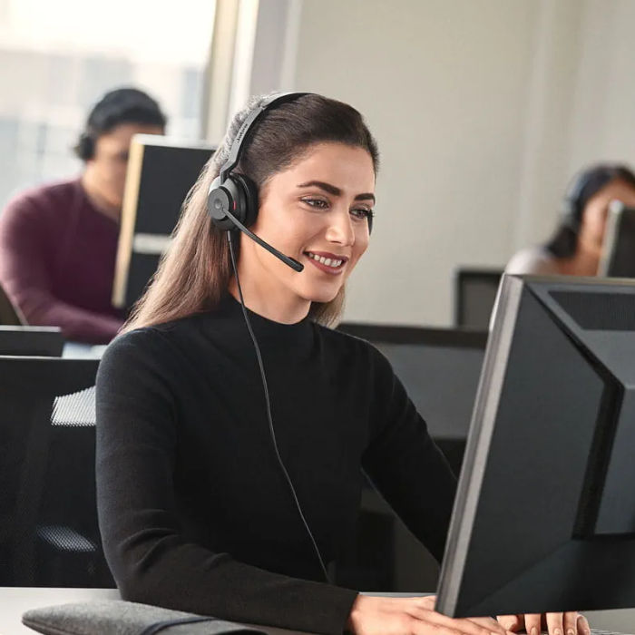 Jabra Evolve2 30 Duo Usb Ms Kablolu Kulak Üstü Kulaklık