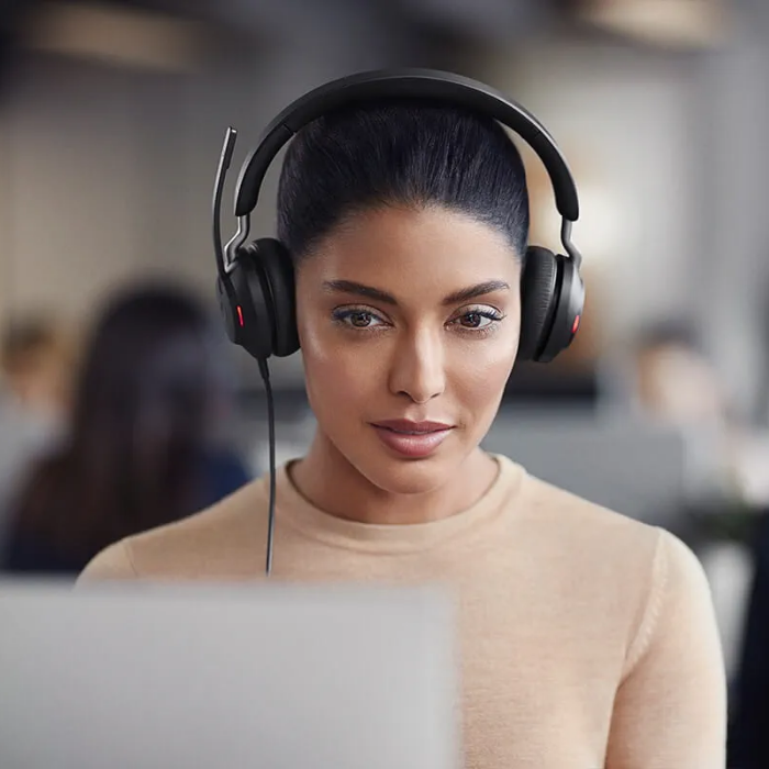 Jabra Evolve2 40 Duo USB-A Kulak Üstü Kulaklık
