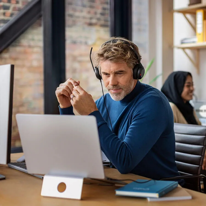 Jabra Evolve2 50 Duo Usb Ms Kablolu Kulak Üstü Kulaklık